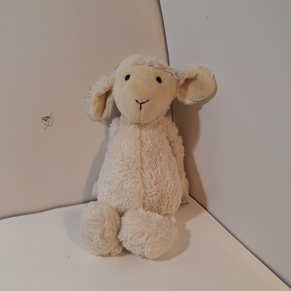 Jellycat London Squiggle Lamb Sheep Soft Stuffed Animal Plush Toy Baby